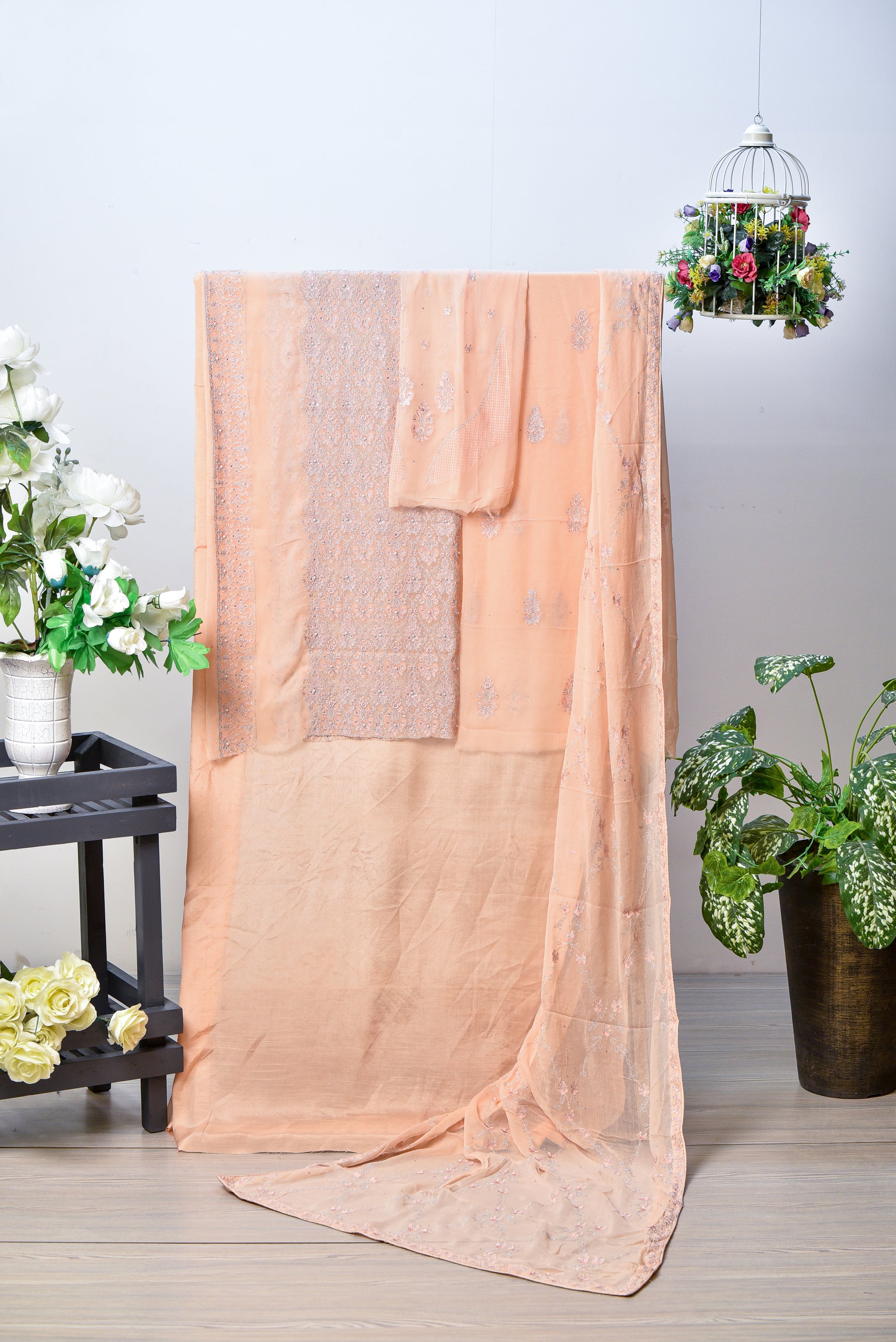 Zehr-e-Baad | Chiffon Silk Dupatta & Trouser