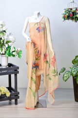 Parizad | Brush Print & Hand Work Dupatta Chiffon