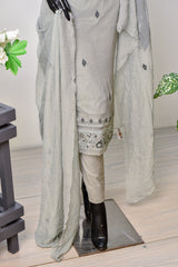 Siyana | Daman Embroidery & Chiffon Embroidery Trouser