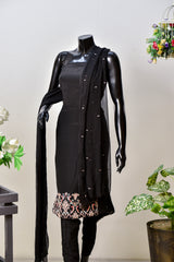 Naghma-e-Resham | Crape Silk With Resham Work