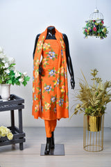 Naqsh-e-Nazuk | Raw Silk With Stone Work