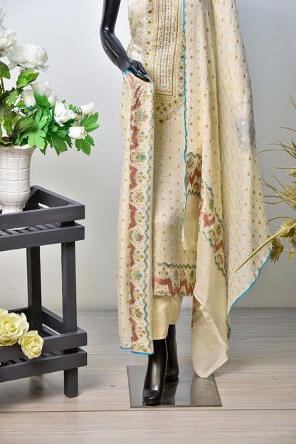 Noorani Lahza | Chiffon Banarsi With Stone Work