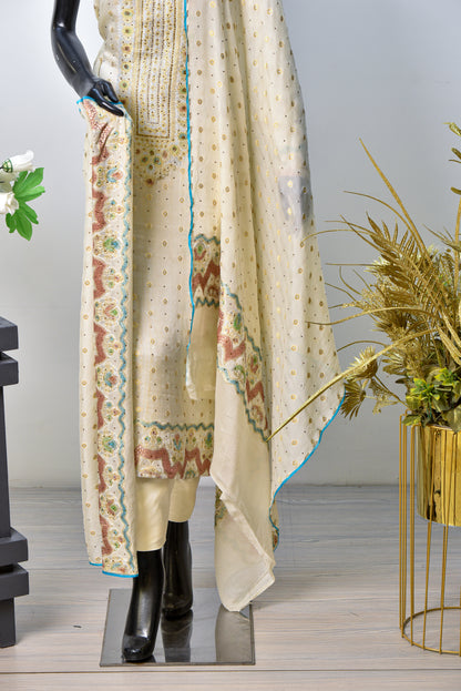 Noorani Lahza | Chiffon Banarsi With Stone Work