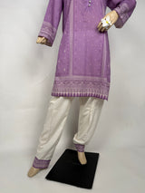 Portia | Mauve 2-Piece Unstitched Printed Lawn Suit