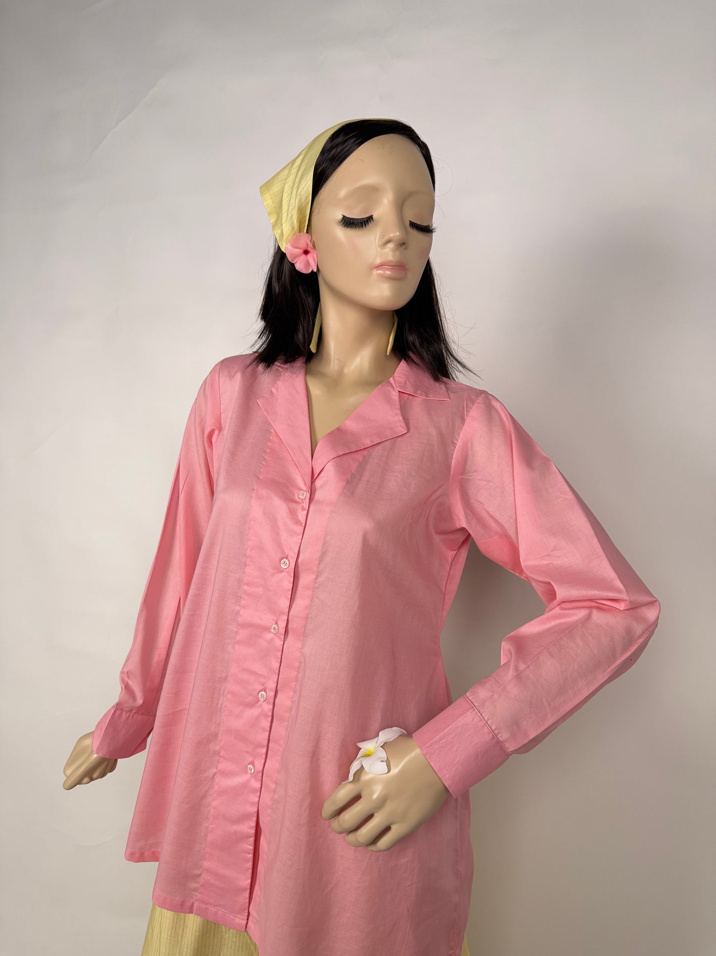 Portia | Sunshine & Pink 2-Piece Unstitched Printed Lawn Suit