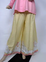 Portia | Sunshine & Pink 2-Piece Unstitched Printed Lawn Suit