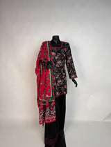 Portia Lawn | Midnight Floral 3-Piece Unstitched Suit – Summer 2026