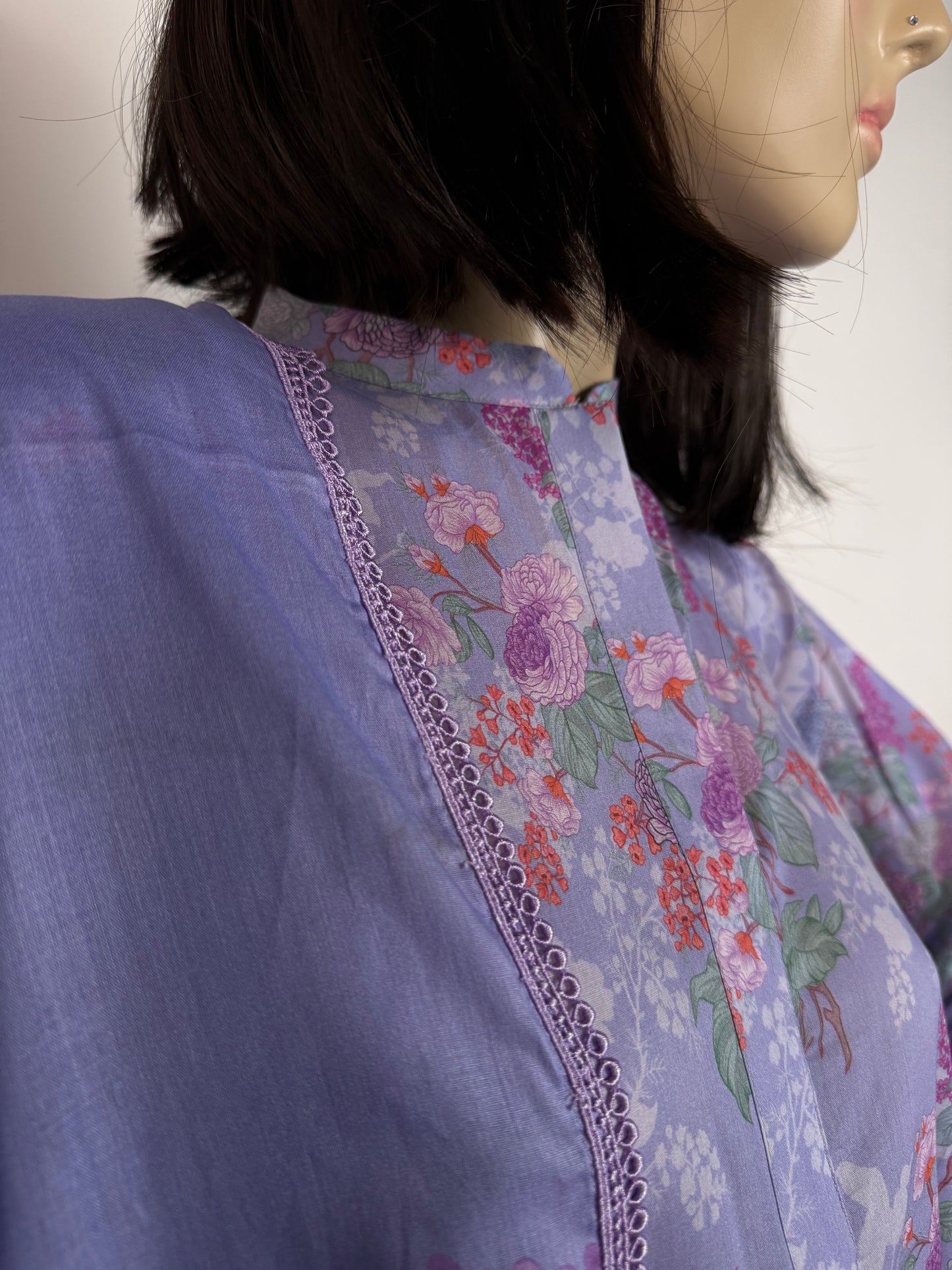 Portia | Lavender Mist 3-Piece Unstitched Summer Lawn with Printed Dupatta
