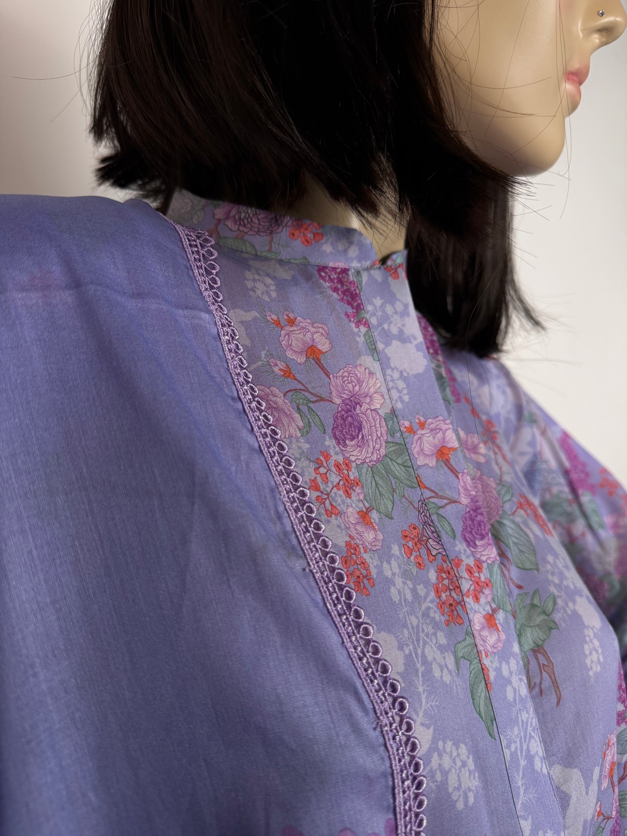 Portia | Lavender Mist 3-Piece Unstitched Summer Lawn with Printed Dupatta