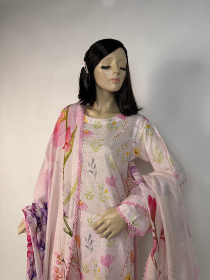 Portia Lawn | Floral Bloom 3-Piece Unstitched Summer Lawn 2026