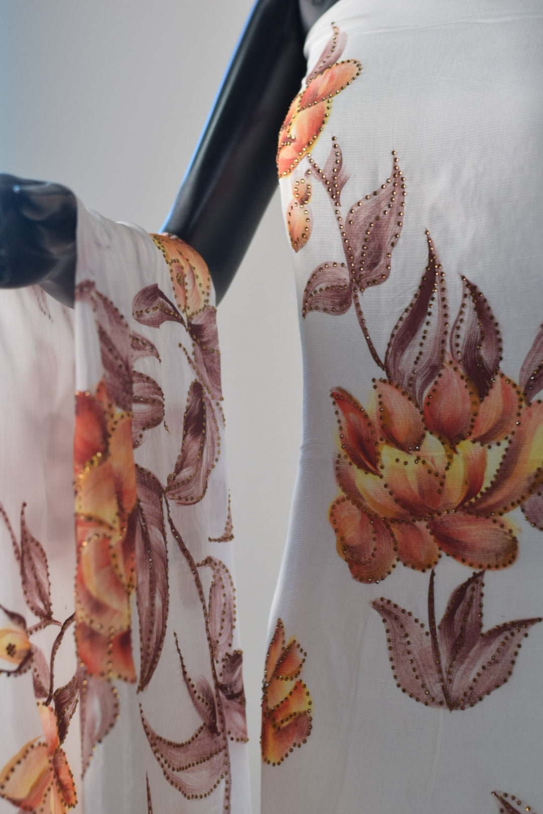 shefoon block print hand stone work