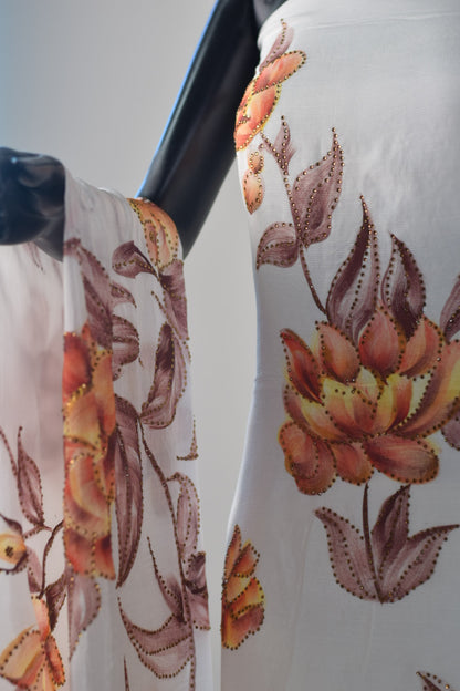 shefoon block print hand stone work