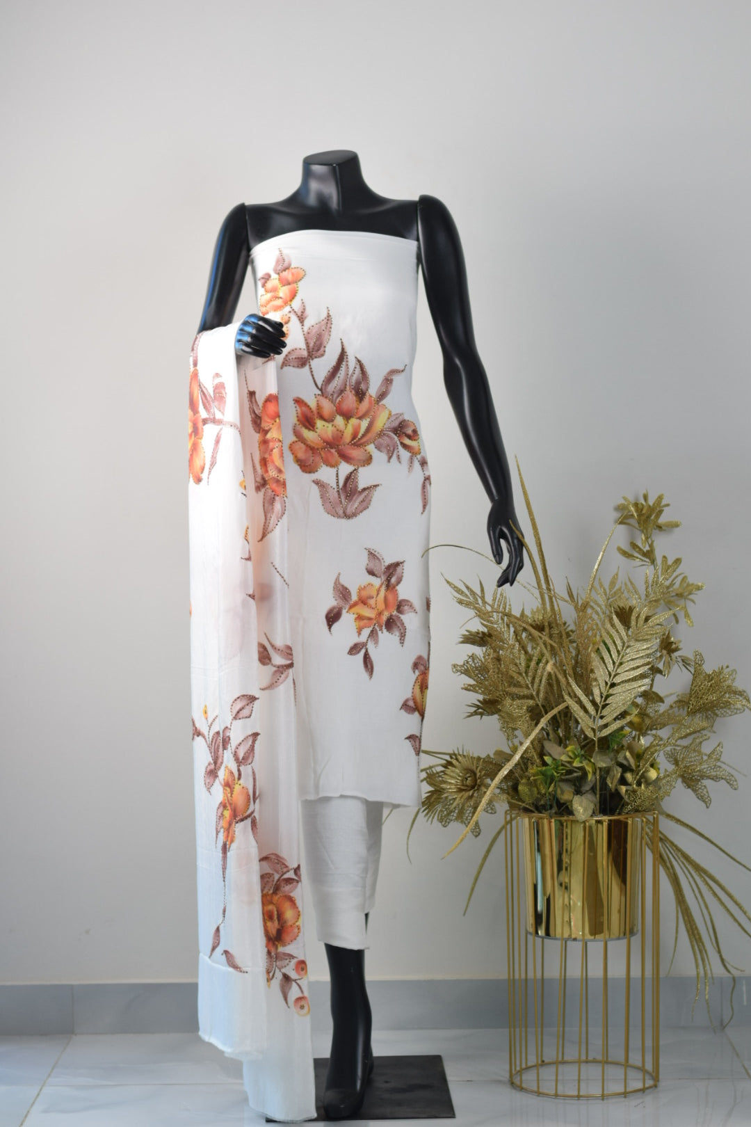 shefoon block print hand stone work