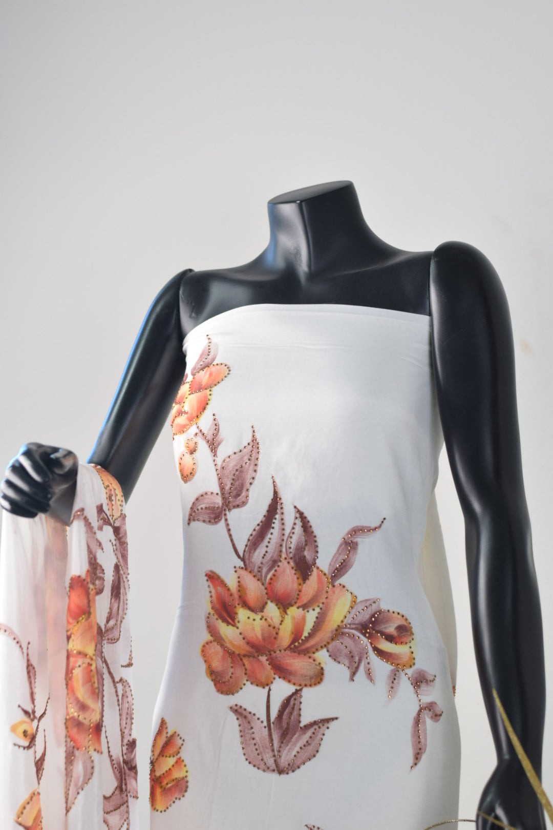 shefoon block print hand stone work