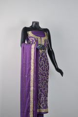 chiffon gotta and Resham  work