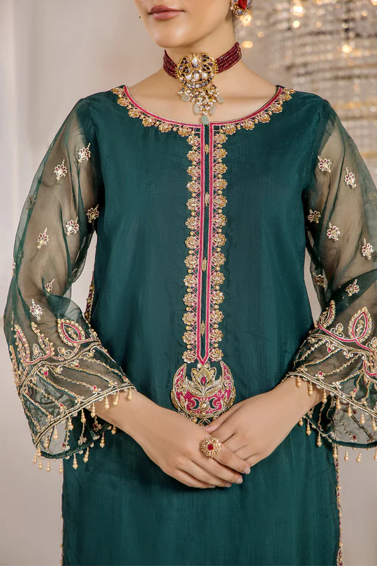 Xenia Green | Sahiba Luxury Pret | Rajwani Official