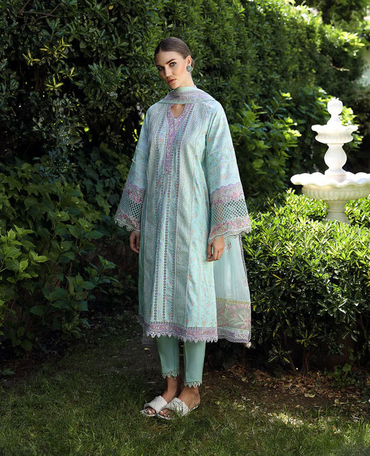 Rosa (D8-A) | AYLIN UNSTITCHED SUMMER LAWN '24 | Republic Womenswear