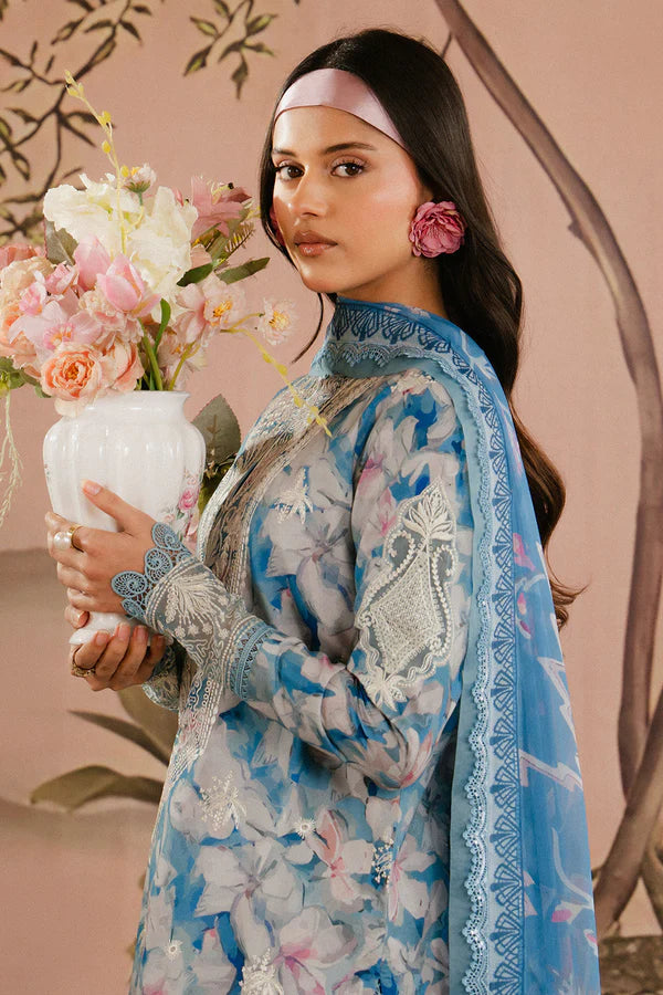 Scilla | Armelia Printed Lawn'25 | Ayzel By Afrozeh