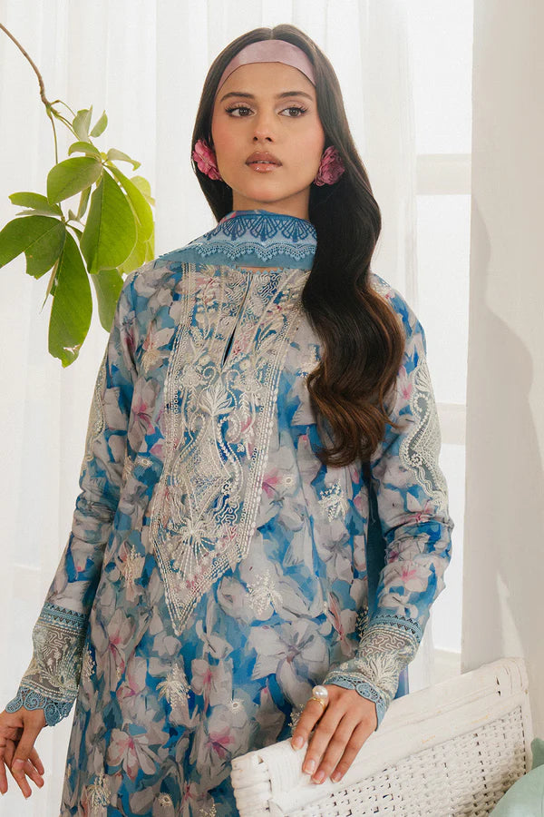 Scilla | Armelia Printed Lawn'25 | Ayzel By Afrozeh