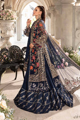 3 PIECE UNSTITCHED EMBROIDERED SUIT | BD-2808 | Maria.B.