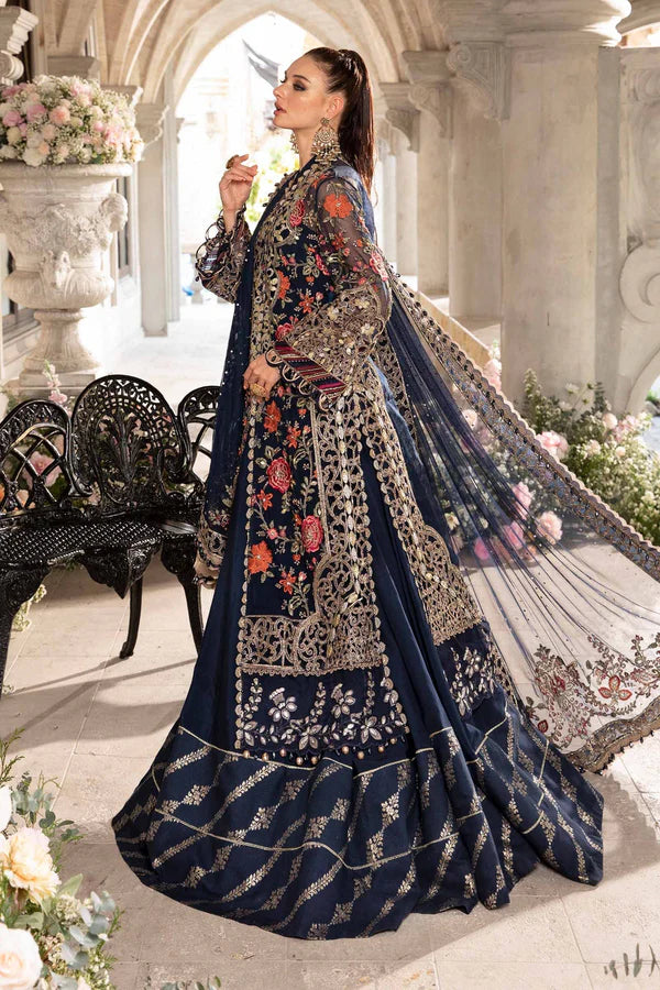 3 PIECE UNSTITCHED EMBROIDERED SUIT | BD-2808 | Maria.B.