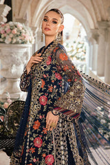 3 PIECE UNSTITCHED EMBROIDERED SUIT | BD-2808 | Maria.B.