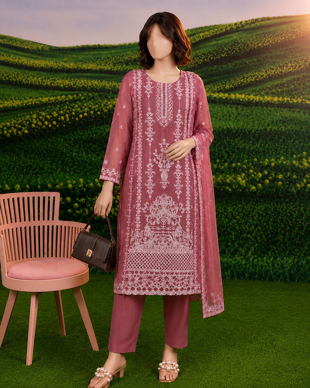 chiffon embroidery
