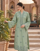 Sage Green Embroidered Co-ord Set