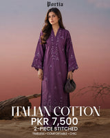 Royal Purple Embroidered Co-ord Set