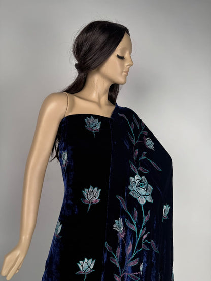 Pure Silk Velvet Handwork