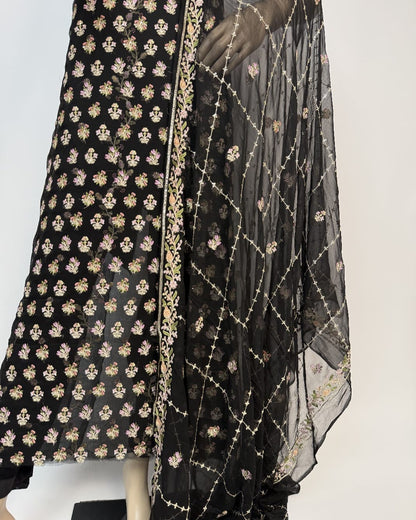 Midnight Chiffon Suit