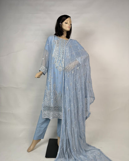 Fancy Chiffon Embroidery