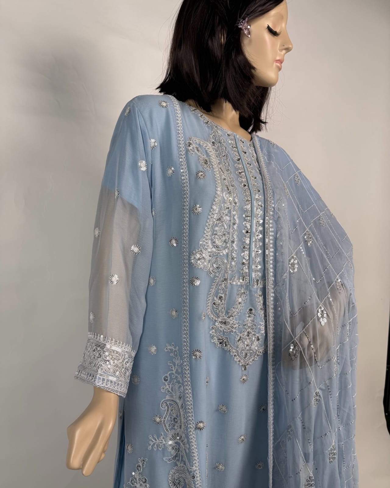 Fancy Chiffon Embroidery