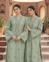 Sage Green Embroidered Co-ord Set
