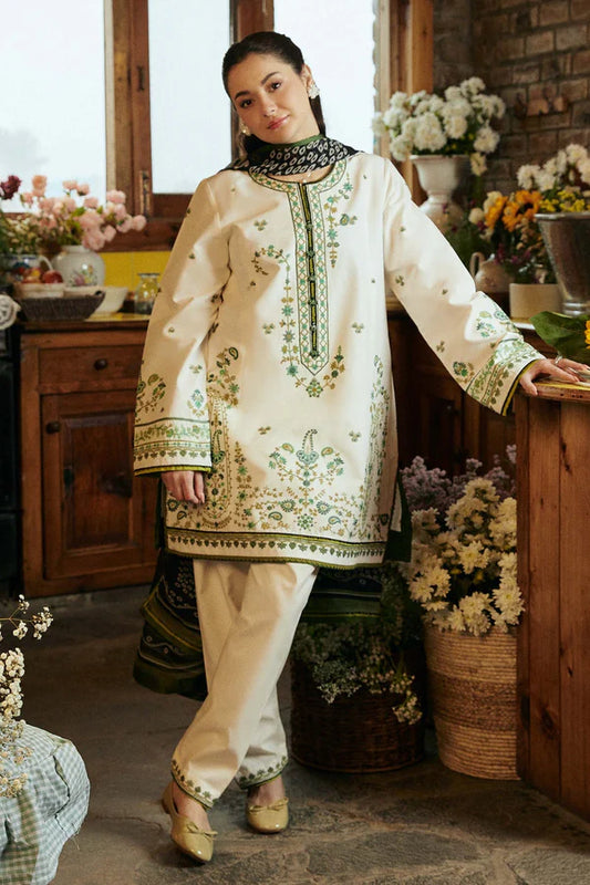 ARELA-7A | Coco Lawn Unstitched Vol. II 2024 | Zara Shahjahan