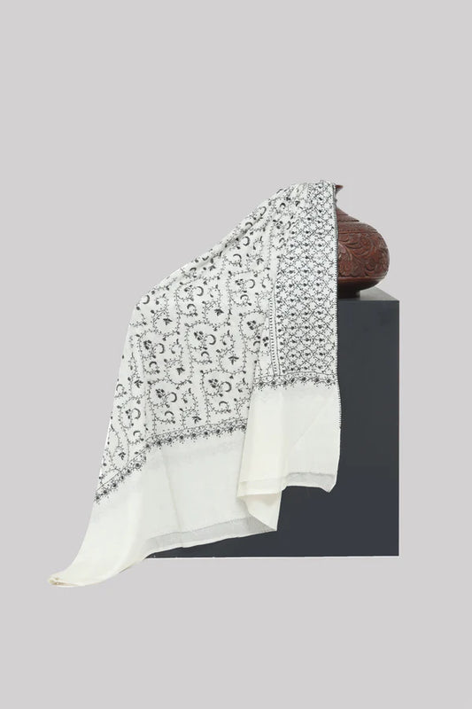 Pure Pashmina Hand Embroidered Shawl