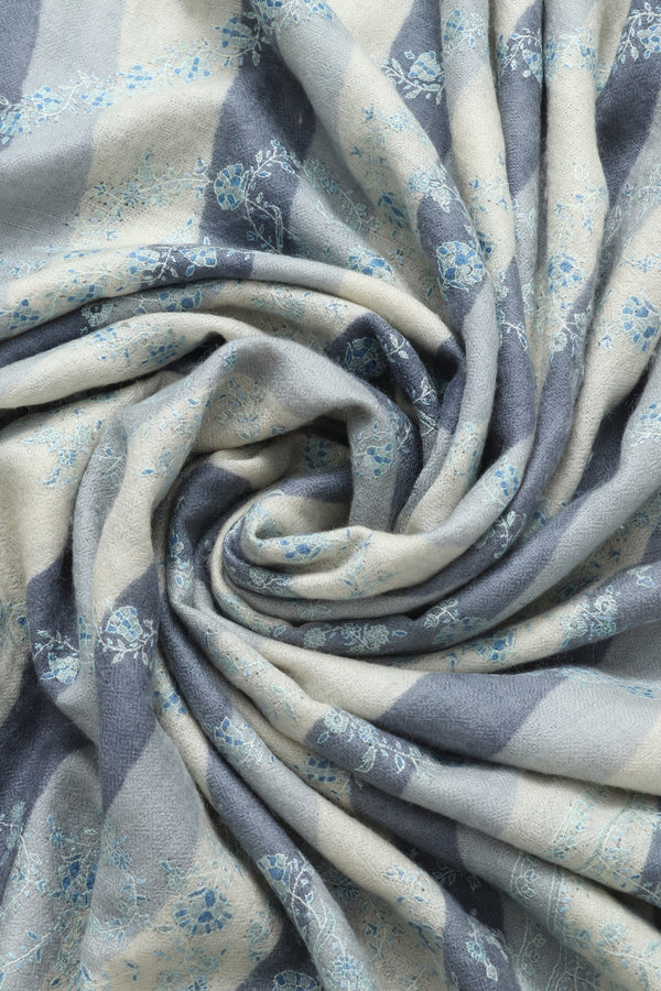 Pure Pashmina Embroidered Shawl