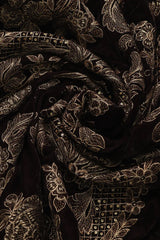 Velvet Embroidered Shawl