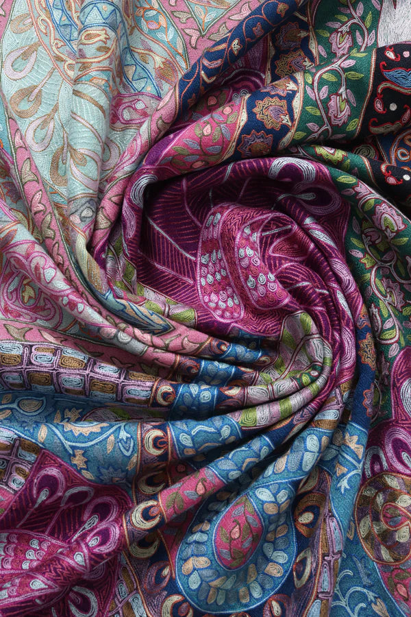 Pure Pashmina Qalamkar Shawl