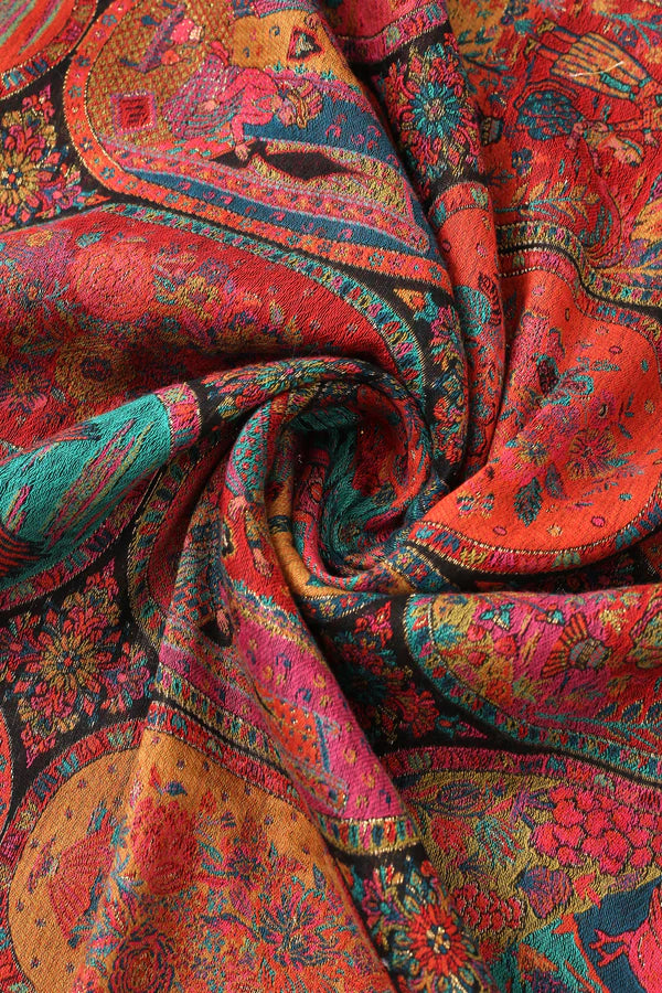 Pure Pashmina Indian Kaani Shawl