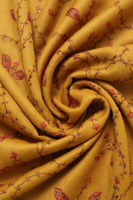 Pure Pashmina Machine Embroidered Shawl