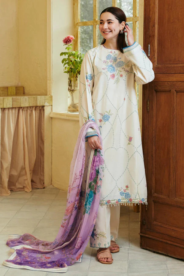 RUHI-10A | Coco Lawn Unstitched 2024 | Zara Shahjahan