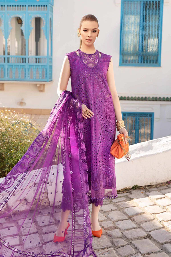 D-2402-B | Voyage a' Luxe Luxury Lawn '24 | Maria.B.