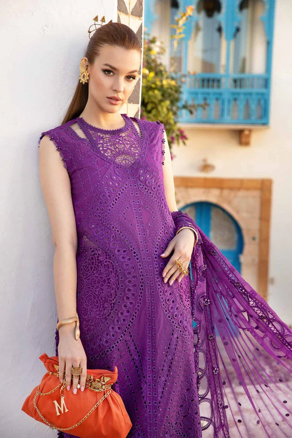 D-2402-B | Voyage a' Luxe Luxury Lawn '24 | Maria.B.