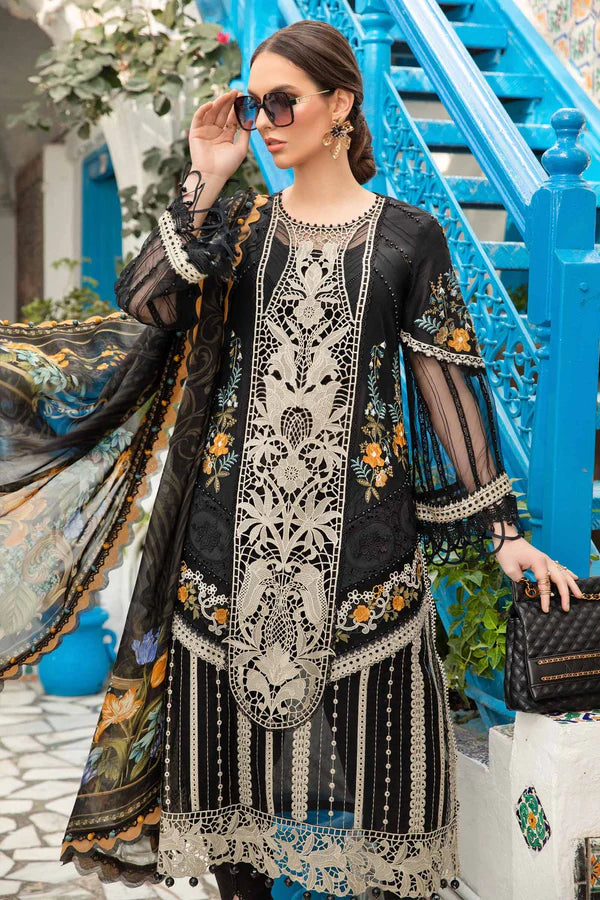 D-2415-B | Voyage a' Luxe Luxury Lawn '24 | Maria.B.
