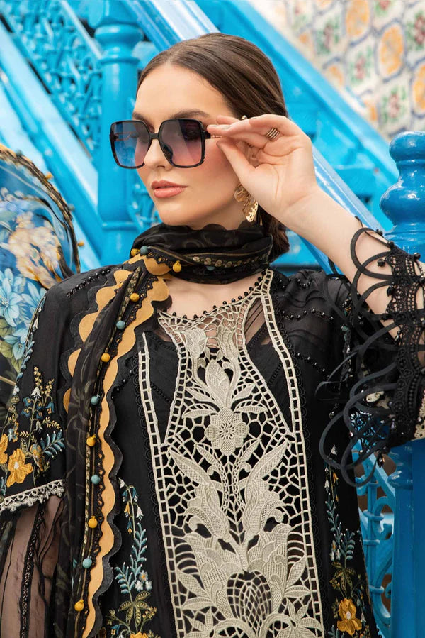 D-2415-B | Voyage a' Luxe Luxury Lawn '24 | Maria.B.