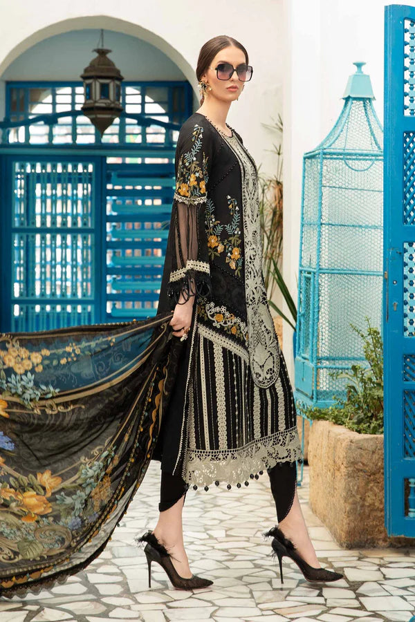D-2415-B | Voyage a' Luxe Luxury Lawn '24 | Maria.B.