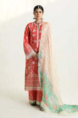 MAHI-1A | Unstitched Lawn 2024 | Zara Shahjahan