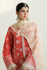 MAHI-1A | Unstitched Lawn 2024 | Zara Shahjahan