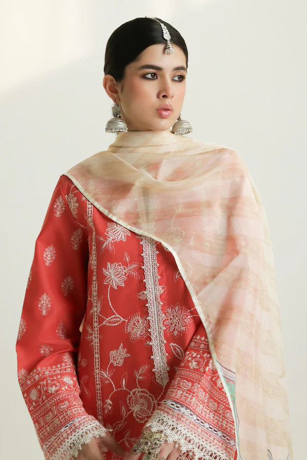 MAHI-1A | Unstitched Lawn 2024 | Zara Shahjahan